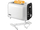Toster Unold Shine White 38410, 2 feta, 800W, i bardhë