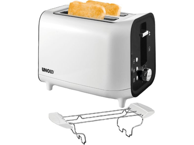 Toster Unold Shine White 38410, 2 feta, 800W, i bardhë