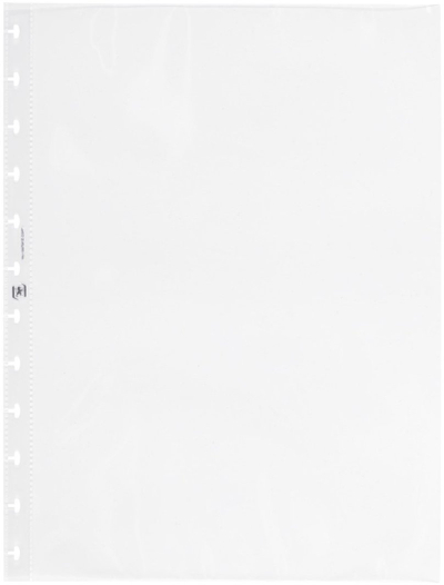 Fletë plastike Oxford Variozip A4, set 10 copë, transparente