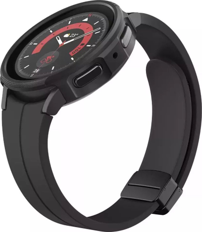 Mbulesë Spigen Liquid Air për Samsung Galaxy Watch 5 Pro, 45mm, TPU, e zezë