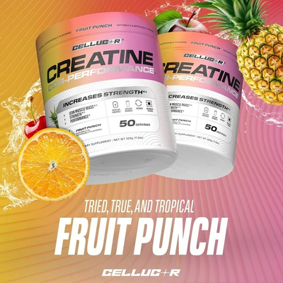 Kreatinë Cellucor® Creatine Monohydrate Powder Fruit Punch, 50 servime, 203g