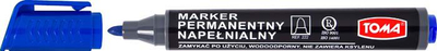Marker permanent Toma (TO-222NIEB), i kaltër