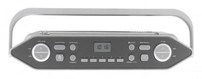 Radio CD player Soundmaster RCD1755SI, FM stereo, CD MP3, ngjyrë argjend