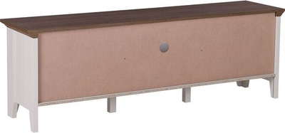 Komodë TV NASHVILLE, MDF, stil retro, e bardhë