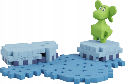 Lodër ndërtuese Marioinex Mini Waffle, set 25 copë, Diplodocus Dragon and Arctic, shumëngjyrëshe