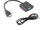Adapter AV Lanberg AD-0017-BK, HDMI në VGA, 3.5mm Jack, i zi