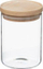 Kavanoz qelqi 5Five me kapak bambuje, 600ml, transparent
