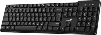 Tastierë Genius KB-7100X, wireless 2.4 GHz, layout CZ/SK, e zezë