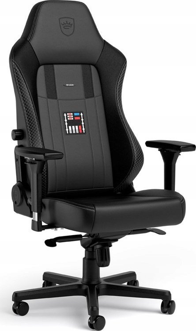 Karrige gaming noblechairs HERO Darth Vader Edition, ergonomike, lëkurë PU, e zezë