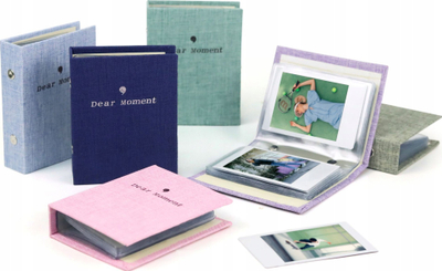 Album fotografik LoveInstant Dear Moment, format Instax Mini, 36 foto, blu
