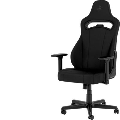 Karrige gaming Nitro Concepts E250, e rehathme ergonomike, mban deri 125 kg, e zezë