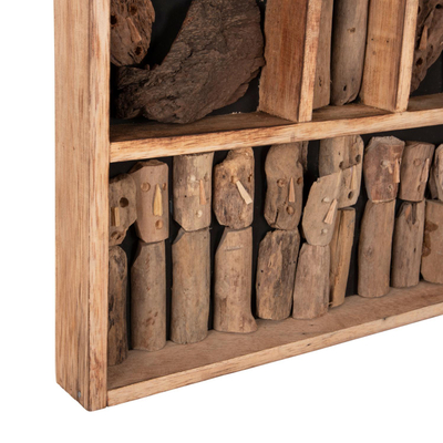 Figurë muri Driftwood frame 60×5×80 cm (HM4275)