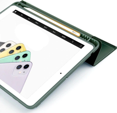 Mbrojtëse për iPad 10.2 Tech-Protect Smart Case, e kaltër e errët