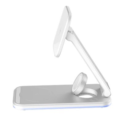 Karikues wireless 3 në 1 Proove Energy Fold, 15W, i bardhë