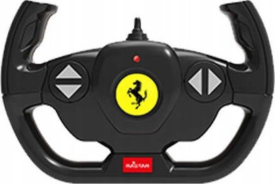Makinë me telekomandë Rastar Ferrari 458 Italia, shkallë 1:24, me drita që punojnë, e verdhë