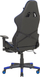 Karrige gaming Victory Swivel, lëkurë sintetike, me mbështetëse këmbësh, zi me blu