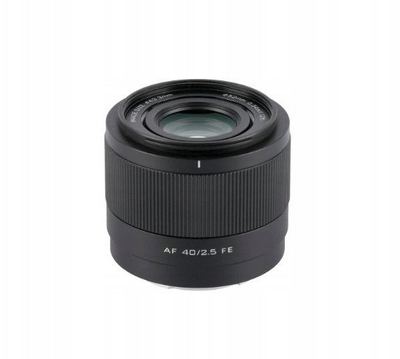 Objektiv Viltrox AF 40mm f/2.5 FE, për Sony E, i zi