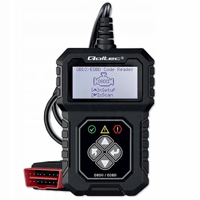 Pajsis diagnostikuese Qoltec ProLine, OBDII EOBD, ekran 2.4", e zezë