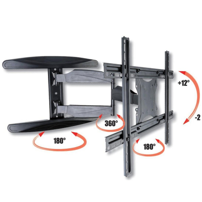 Mbajtëse muri për TV Techly, 40-65", 35kg, e zezë
