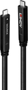 Kabllo USB Lindy USB-C në USB-C 10m, USB 3.2 Gen 1, i zi