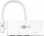 Hub Goobay 62097 USB C, 3x USB 3.2, lexues karte MicroSD, i bardhë