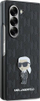 Kapak telefoni Karl Lagerfeld KLHCZFD6SAPKINPKK, për Samsung Galaxy Z Fold6, hardcase Saffiano, i zi