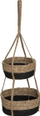 Set vazo varëse Atmosphera, 2 copë, kallam edhe jute, natyrale me të zeza