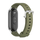 Rrip dore Tech-Protect Iconband Classic për Xiaomi Smart Band 8 9 10, silikon, universal, jeshile ushtarake