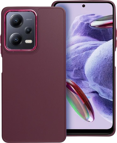 Kllëf telefoni FRAME për Xiaomi Redmi Note 12 Pro Plus 5G, TPU i butë, ngjyrë lejla