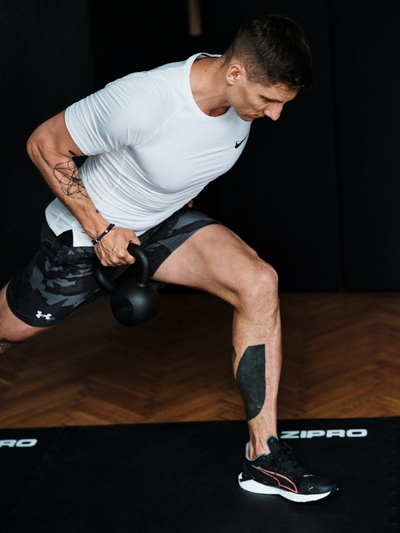 Peshë fitnesi Zipro, 24 kg, e zezë