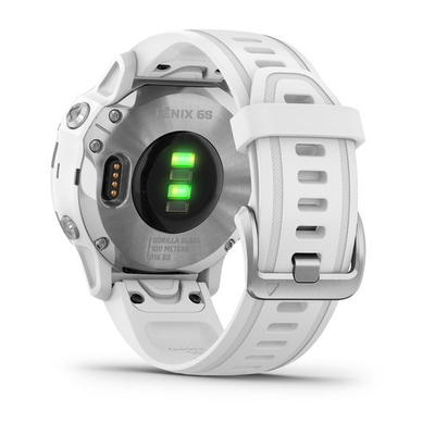 Orë e mençur Garmin Fenix 6S, e bardhë/ argjendtë