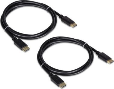 Kabllo DisplayPort TRENDnet TK-DP06/2, 1.8m, 1.2, e zezë