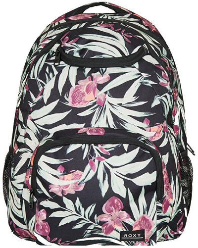 Çantë shpine për femra Roxy Shadow Swell Printed Backpack, e zezë/shumëngjyrëshe
