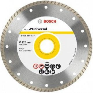 Дијамантски диск Bosch TURBO ECO 115mm, сечење бетон и камен