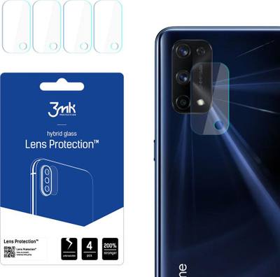 Xham mbrojtës kamerë 3MK Glass, për Realme X7 Pro 5G, set 4 copë, transparent
