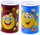 Kursimore metalike Emoticons, 13 x 8cm, blu kafe