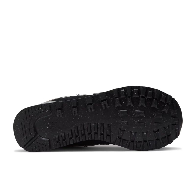 Патики New Balance WL574EVB, женски, антилоп кожа, сиви