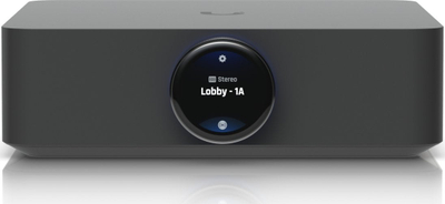 Përforcues audio Ubiquiti PowerAmp Home, multi zonë, streaming, i zi