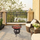 Grill oborri Fire Pit, gize dhe çelik, i lëvizshëm, i zi