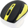 Maus iBOX Bee, wireless, USB, i zi dhe i verdhë