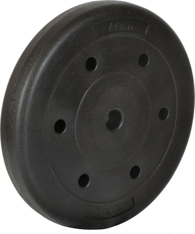 Disk peshe EB Fit Composite, 15kg, për shufër 28mm, gri