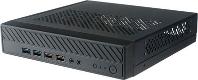 Kuti kompjuteri Akasa Cypher MX3 Thin Mini-ITX, VESA, për disk 2.5", e zezë
