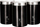 Set kavanozësh kuzhine Berlinger Haus Royal Black, 3 copë, i zi