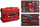 Set veglash Einhell E-CASE 370570, 80 copa, 44.4 x 32.9 x 13.1 cm, i kuq