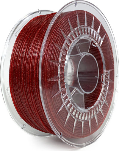 Filament 3D Devil Design PETG, 1.75mm, 1kg, i kuq Galaxy