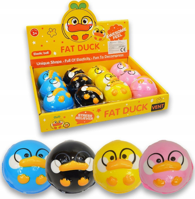Top kërcyes Hipo Super Bouncing Ball Ducks, 6 cm, shumëngjyrësh
