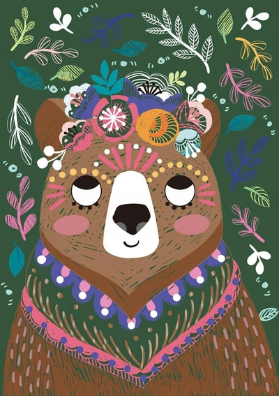 Liber kreativ Avenir A4 Scratch Book Magic Animals, 13 faqe, për mosha 6+