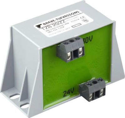 Transformator BREVE TZB 20/ZZ, 20W, 230V në 12V, i derdhur në rrëshirë