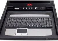 Konsolë rack APC LCD 17", 1U, për serverë, e zezë