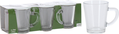 Set gotash espresso Coffee Espresso Glass, 70ml, xham transparent
